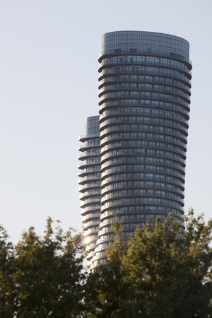Absolute Towers Mississauga Toronto Marilyn Monroe buildingsのeditorial素材