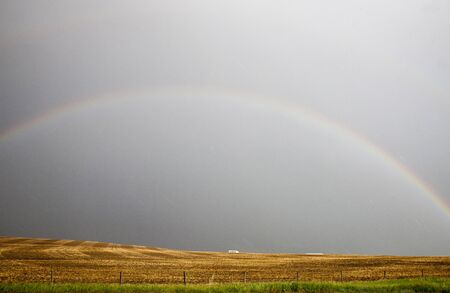 Storm Clouds Saskatchewan ominous skies and warningsの写真素材
