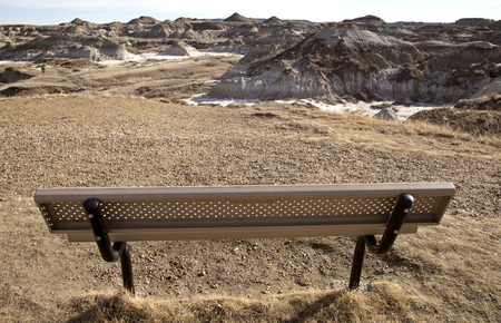 Badlands Alberta Drumheller and Dinasaur Park Canadaの写真素材