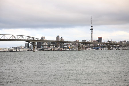 Auckland New Zealand City View Harbour Bridge