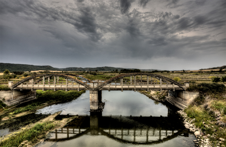 Storm Clouds Canada rural countryside Prairie Sceneの写真素材