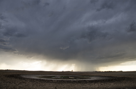 Prairie Storm Clouds Canada Saskatchewan Summer Warnings