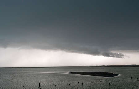 Prairie Storm Canada in Saskatchewan Summer Cloudsの写真素材