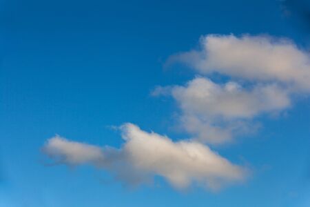 Blue sky  with cloudsの写真素材
