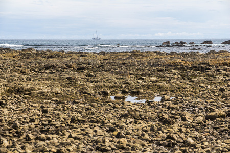 Stony Beach in Marino Ballena Parc in Uvita, Costa Rica