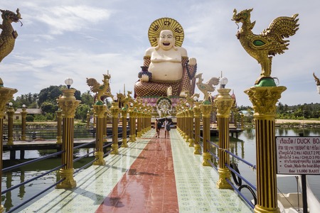 On the way to Big Budda, Koh Samui, Thailandの写真素材