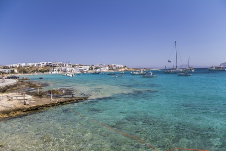 Coastal village on the small cyclades, Greeceの写真素材