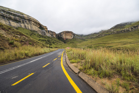 Beautiful landscape in Golden Gate Park, South Africa