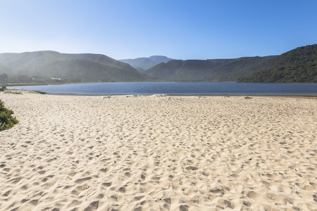 Long Beach in Natures Valley, South Africaの写真素材