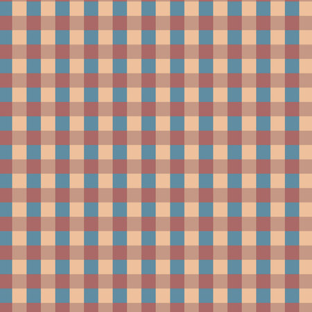 Plaid pattern in peach, copper penny, light slate grey for clothing and textile industryのイラスト素材
