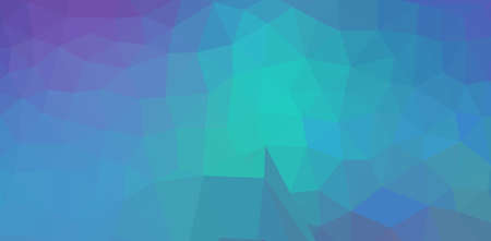 Small polygon low poly background in blue, aqua, green, violet color for online website app design