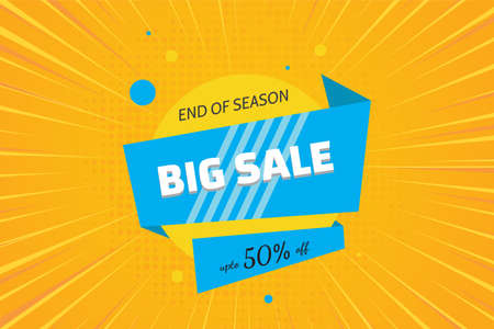 Big sale 50% sale banner, poster, promotion offer for business, shop and occasions like christmas, new year, black friday, easterのイラスト素材