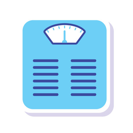 Weight Scale Icon Vector Illustrationのイラスト素材