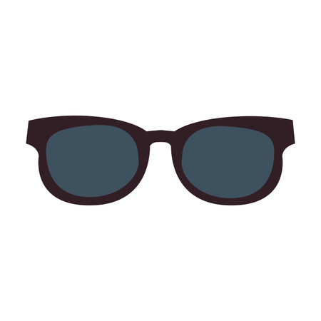 Retro Sunglasses Icon Vector Illustrationのイラスト素材