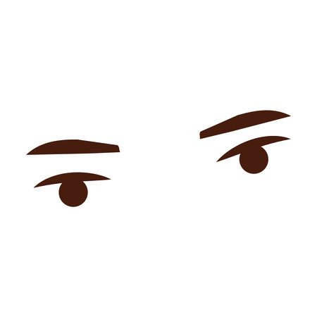 Eye expression Icon Vector Illustrationのイラスト素材