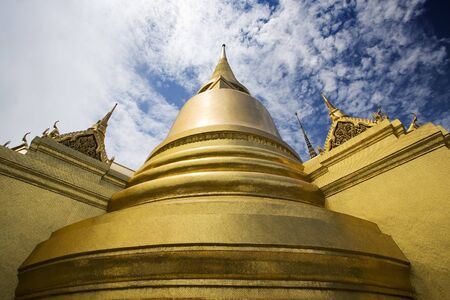 Thai Buddhist temples at Wat Phra Kaew