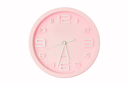 pink clock
