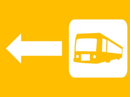 bus and arrow on abstract background
の写真素材