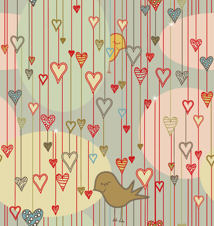 Valentine Seamless Patternのイラスト素材