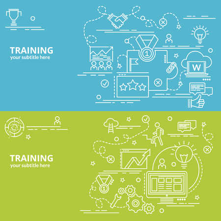 Template for website banner, flyer and poster.のイラスト素材