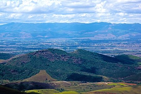 Mountain next Paraiba Valley, place with beauty viewの写真素材