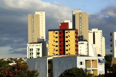 Panoramic view of apartment of Taubate cityの写真素材
