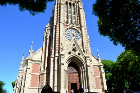 Cathedral of the city of La Plata, Argentinaの写真素材