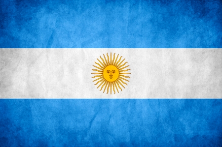 National Flag Argentinaの写真素材
