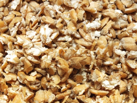 broken wheat, feed grainの写真素材