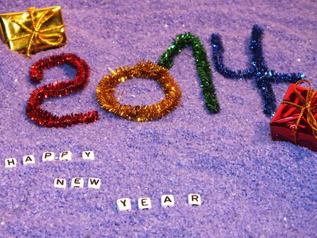 colorful than paying for congratulation new yearの写真素材