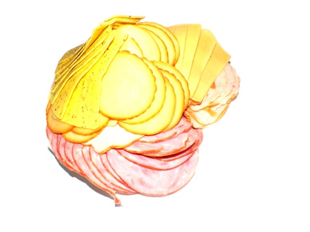 sausage and cheeseの写真素材