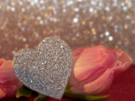 flashing heart a gift for every occasionの写真素材