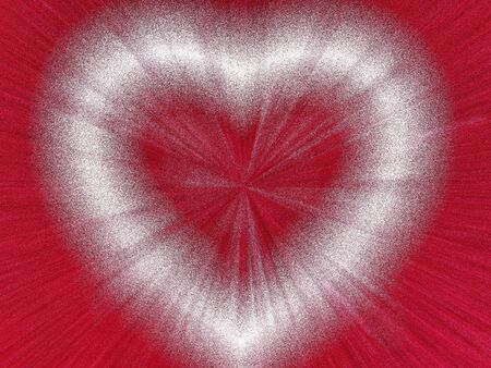 white heartの写真素材