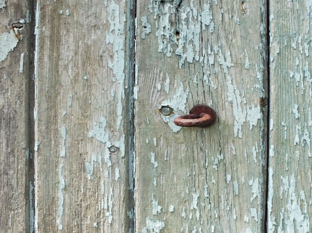 signed by the weather as  old wood background