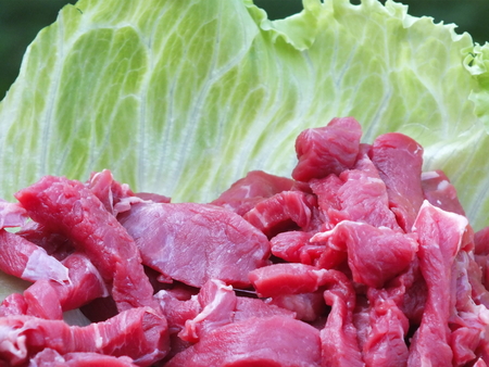 raw meat beefの写真素材