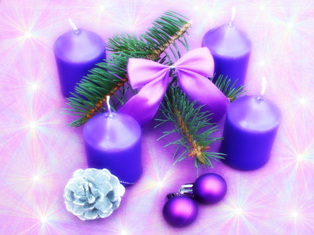 Bright festive background with writing as a festive cardの写真素材