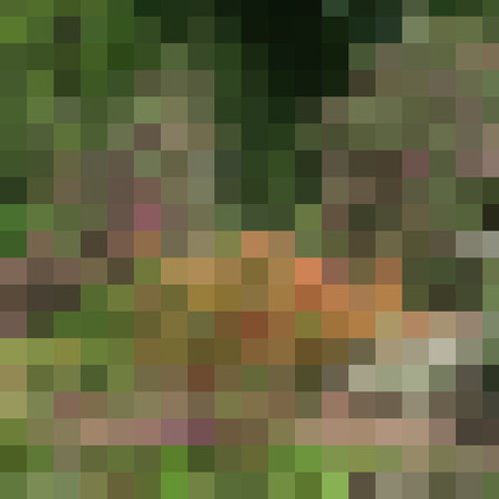 many small digital colorful pixel as a modern patternの写真素材