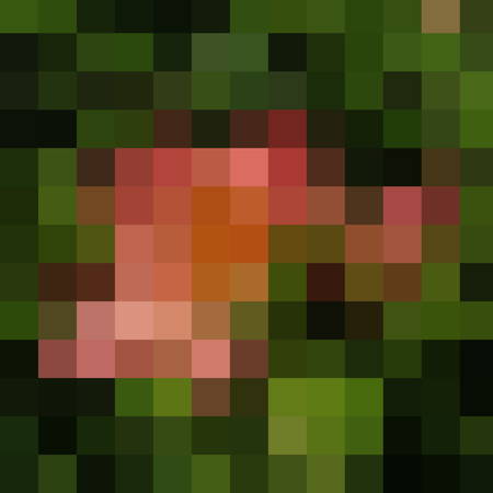 many small digital colorful pixel as a modern patternの写真素材