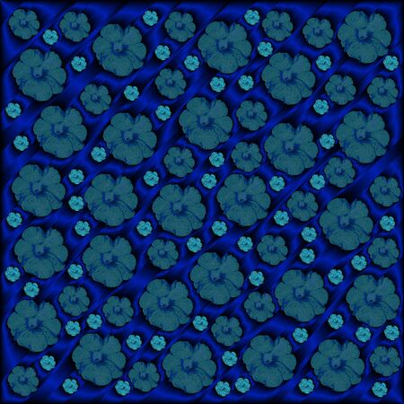 pattern of many small flowers abstract design