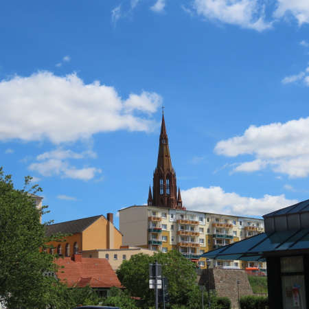 architecture, mecklenburg-vorpommern, hanseatic city, demmin, July 2020