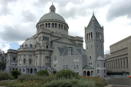 Mother Church Christian Science, Boston Massの写真素材