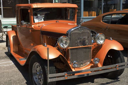 1930' s American vintage car  renew and polishの写真素材