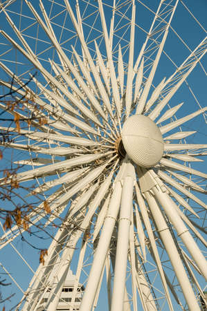 Niagara Falls Sky Wheel, Niagara, Ontarioの写真素材
