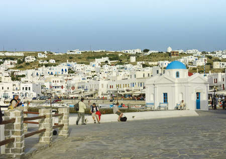 Myconos, Greece - May 7th, 2007; scenic view of Myconos, Greece