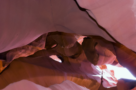 beautiful shapes  of Antelope Canyon, Page, Arizonaの写真素材