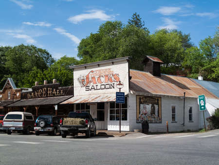 Winthrop, Wa. USA -June 18, 2009 : street scene with view of Saloon and dance hall in Winthrop,...