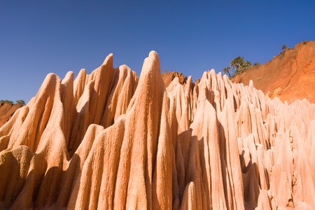 Red tsingy of Diego Suarez, Madagascarの写真素材