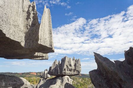 Tsingy de Bemaraha, National Park in Madagascar, Unesco World Heritageの写真素材