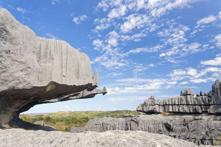 Tsingy de Bemaraha, National Park in Madagascar, Unesco World Heritageの写真素材