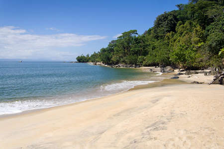 Coastal landscape of the Antongil Bay, east of Madagascarの写真素材